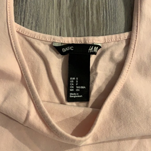 Pink tank top mini body con dress H&M basics - Picture 4 of 5